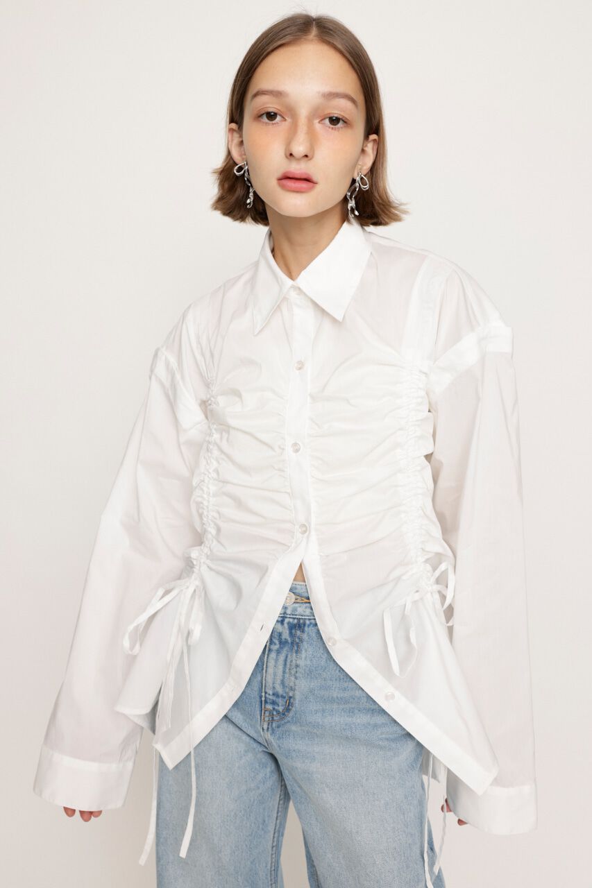 SLY「OPEN SHOULDER DROST シャツ」|シャツ・ブラウス|