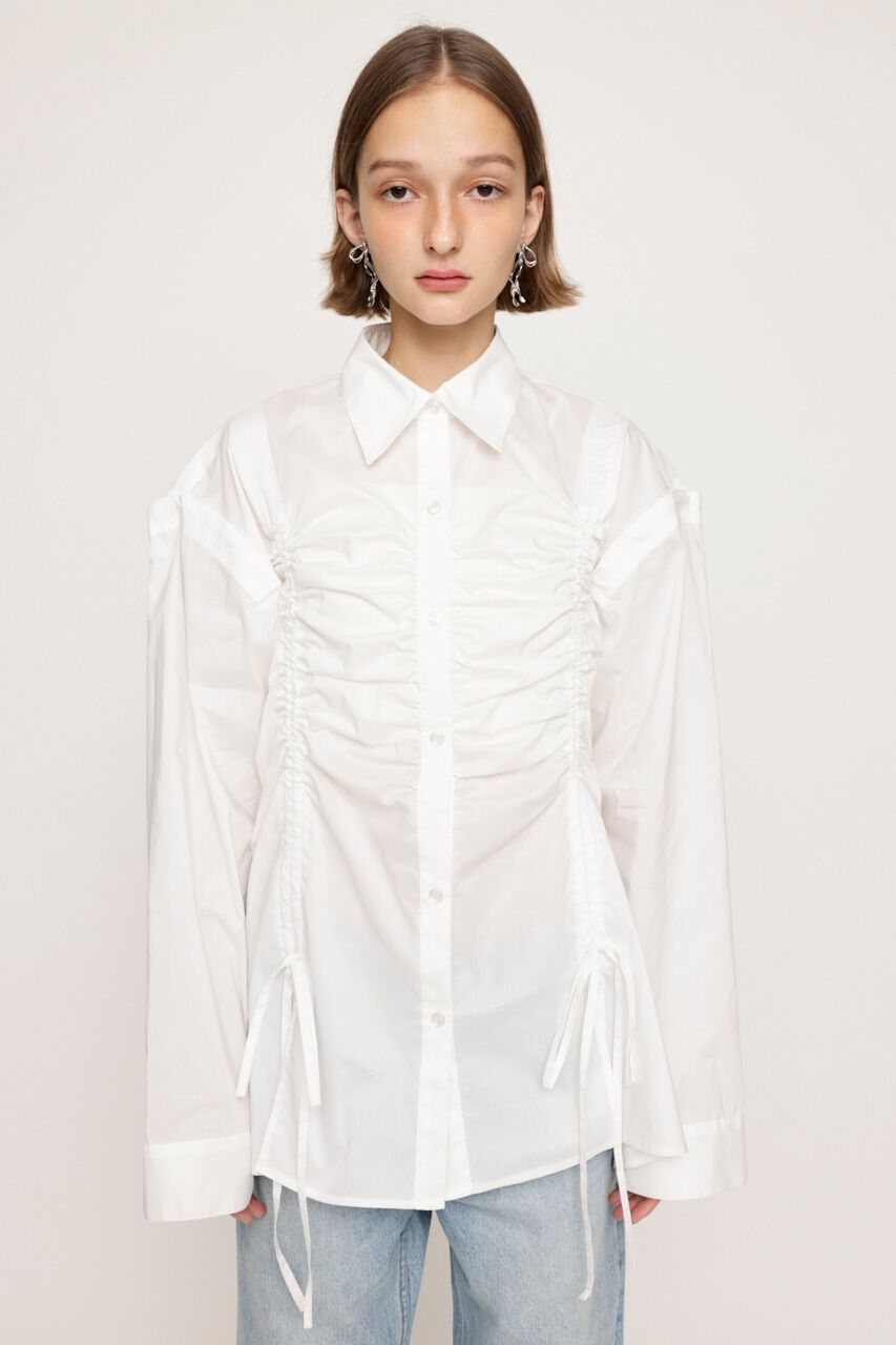 SLY「OPEN SHOULDER DROST シャツ」|シャツ・ブラウス|