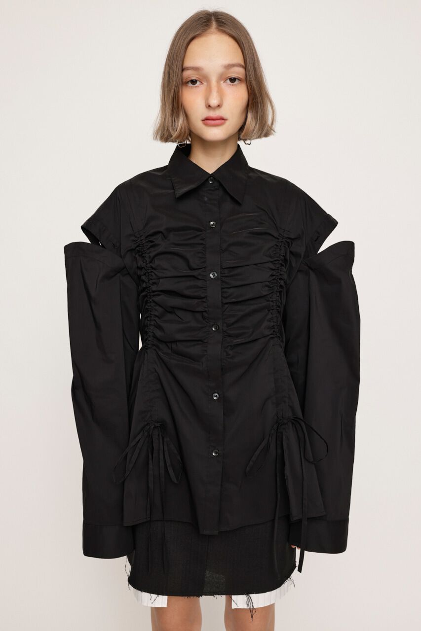 SLY「OPEN SHOULDER DROST シャツ」|シャツ・ブラウス|