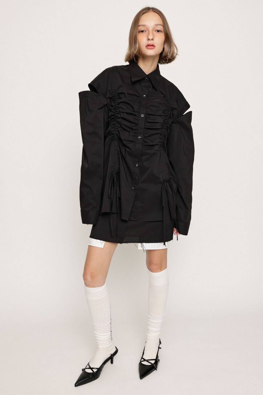 SLY「OPEN SHOULDER DROST シャツ」|シャツ・ブラウス|