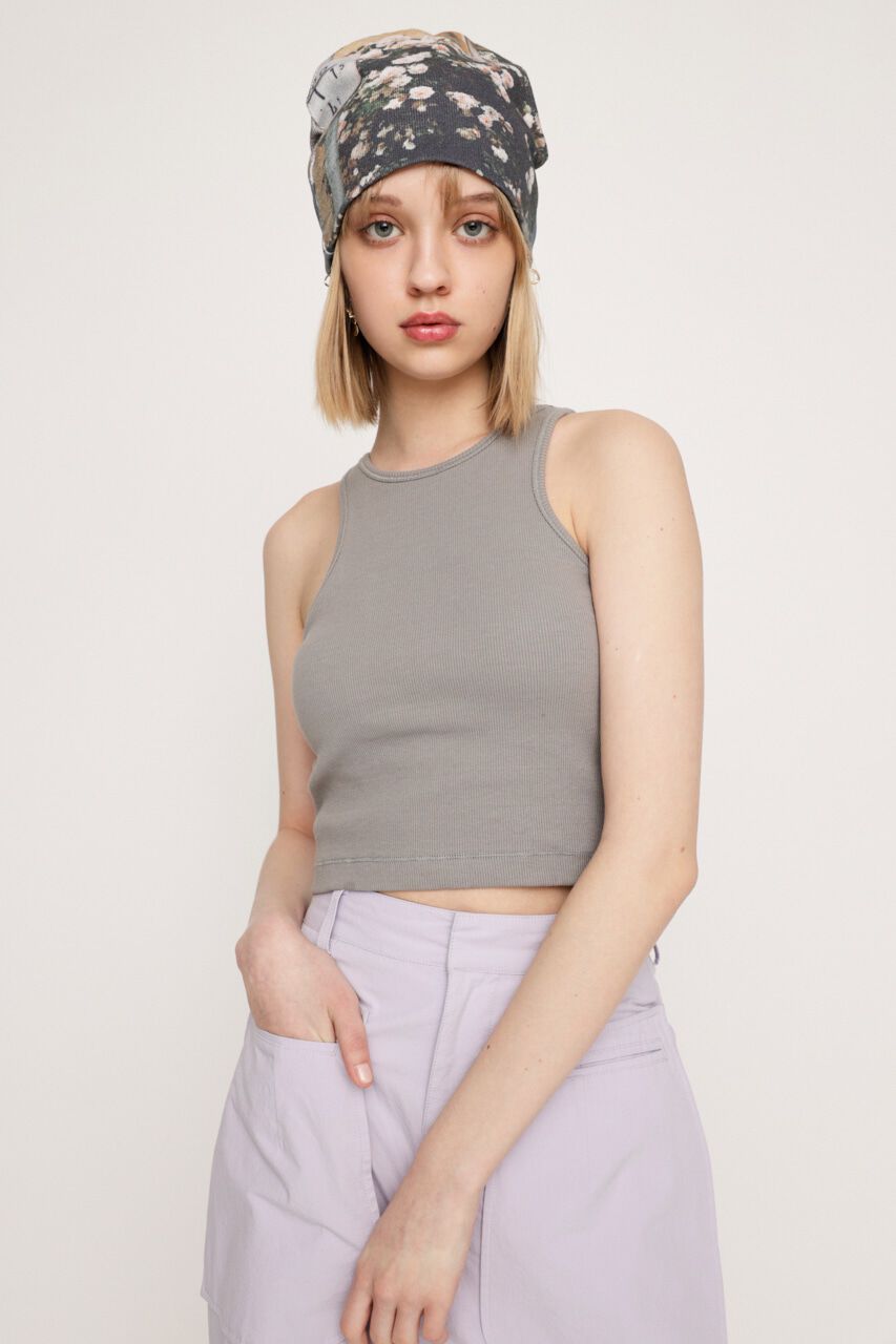 SLY「AME-SLEEVE CROP TANK」|タンクトップ|