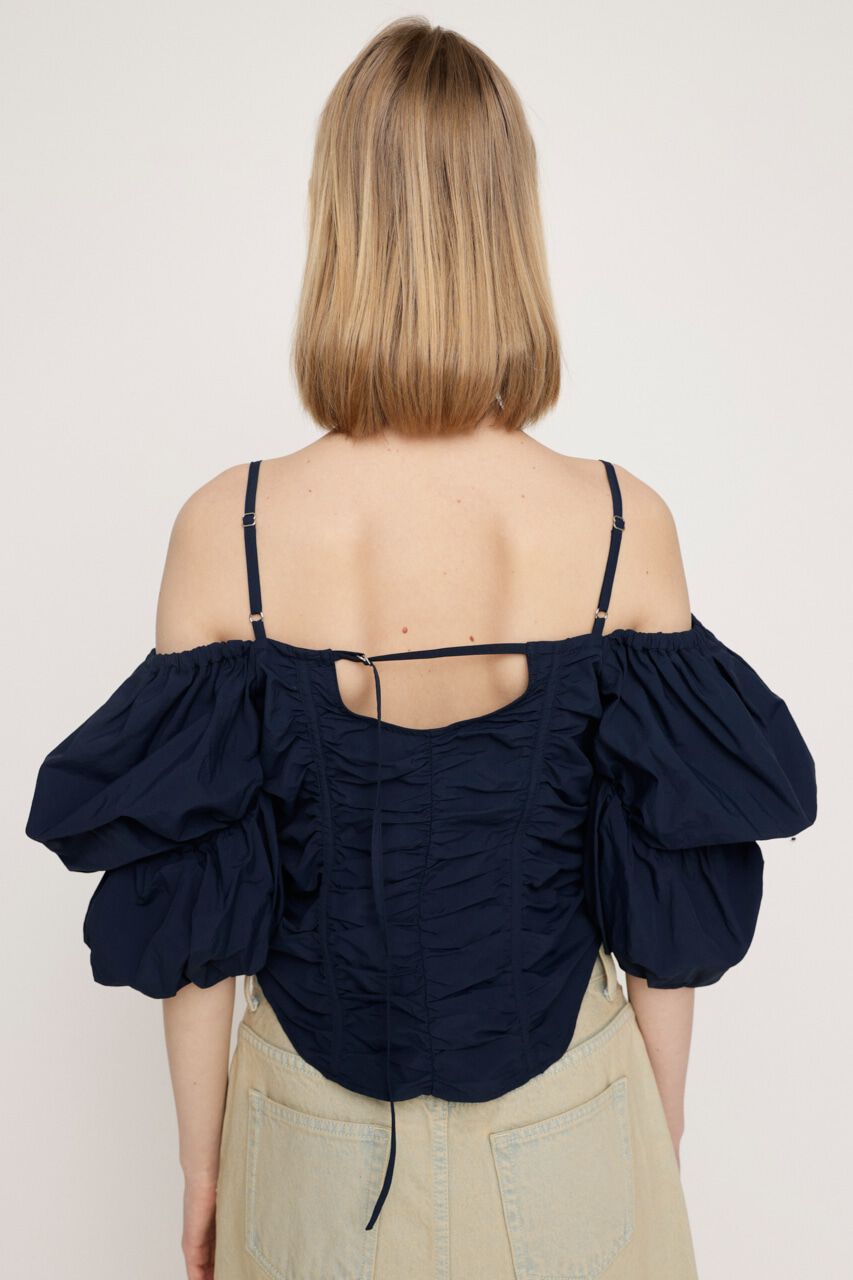 SLY「TIERED SLEEVE CORSET トップス」|シャツ・ブラウス|