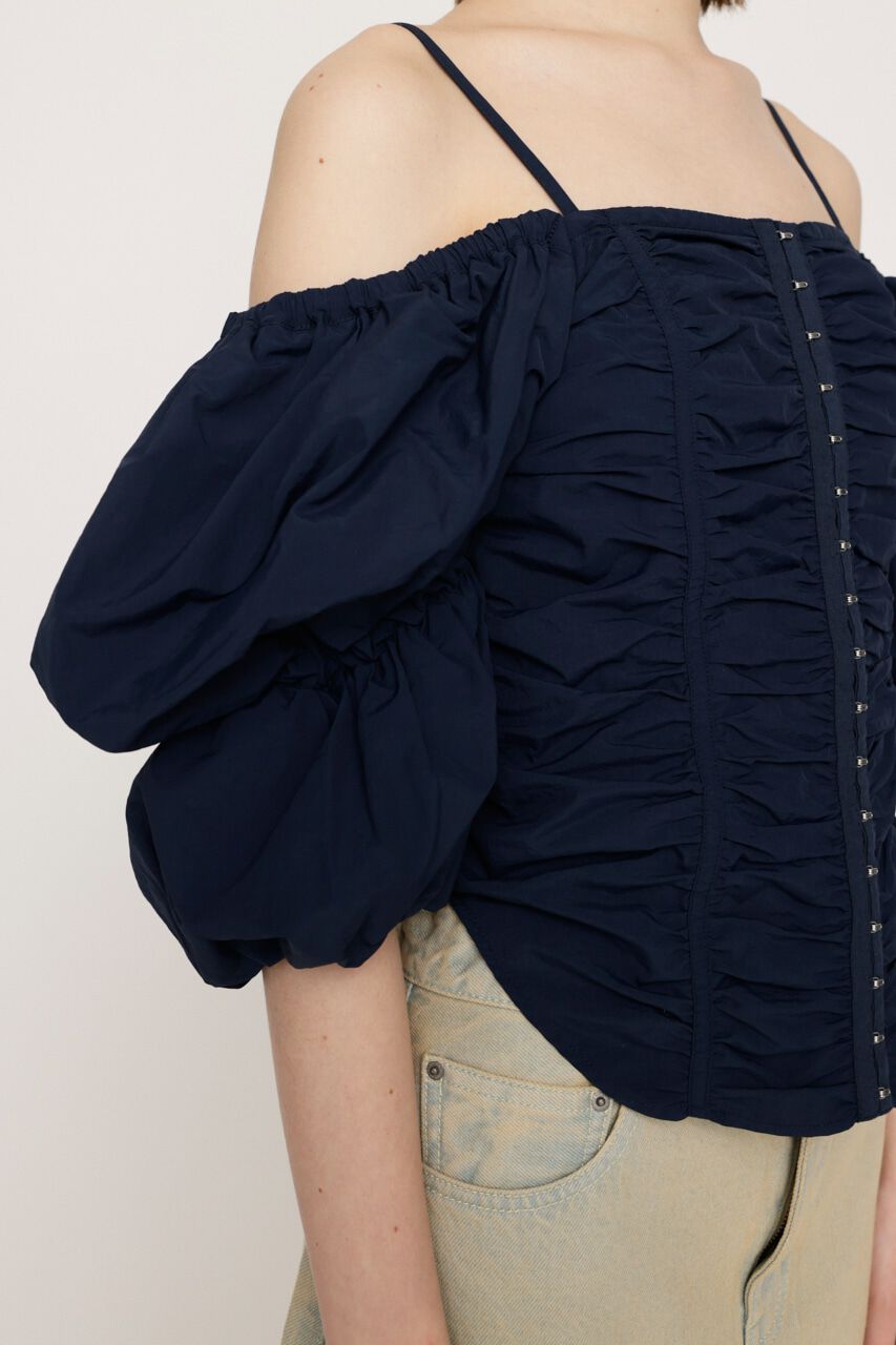 SLY「TIERED SLEEVE CORSET トップス」|シャツ・ブラウス|