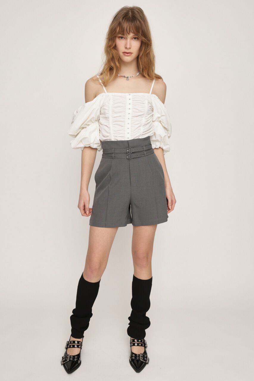 SLY「DOUBLE BELT ショートパンツ」|その他|