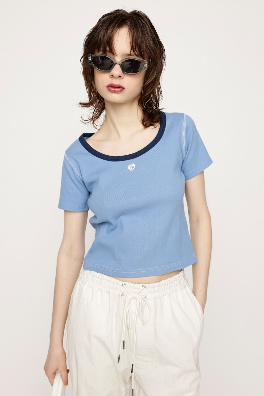 SLY「POINT LOGO BASIC Tシャツ」|Tシャツ・カットソー|