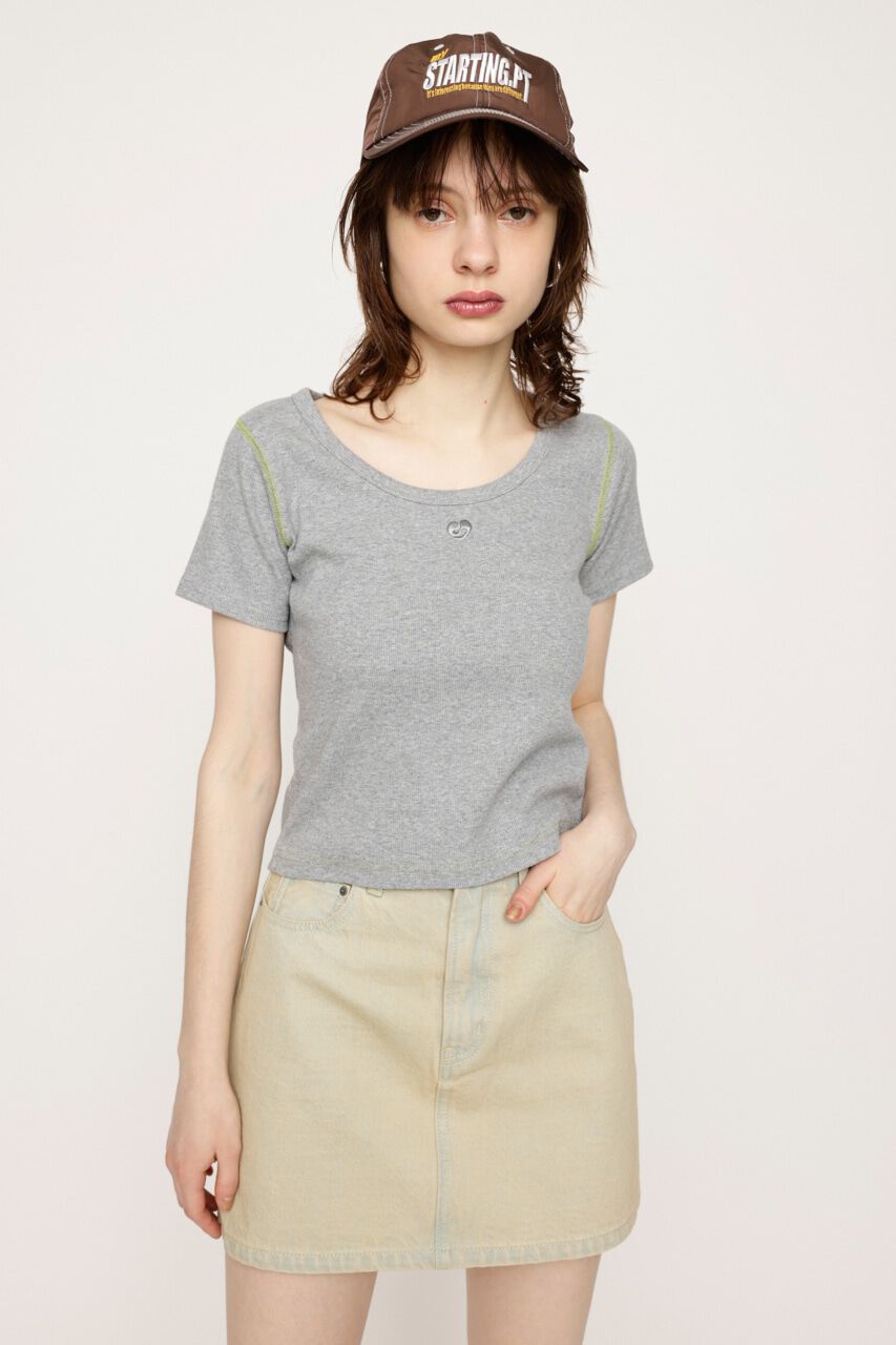 SLY「POINT LOGO BASIC Tシャツ」|Tシャツ・カットソー|