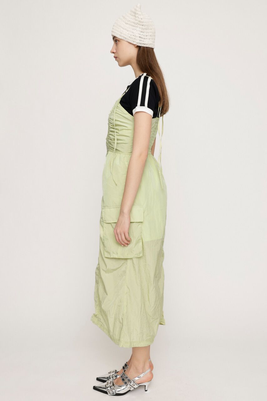 SLY「FRONT ZIP GATHER CAMI ワンピース」|ワンピース|