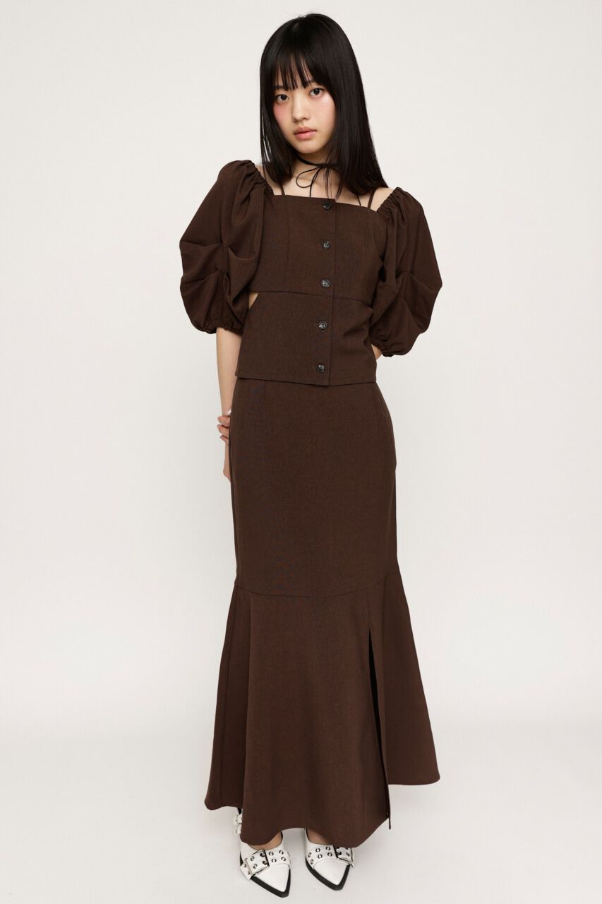 SLY「TUCK PUFF SEPARATE ワンピース」|ワンピース|BRN