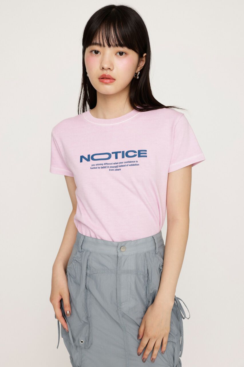 SLY「LOGO COMPACT Tシャツ」|Tシャツ・カットソー|L/PNK1