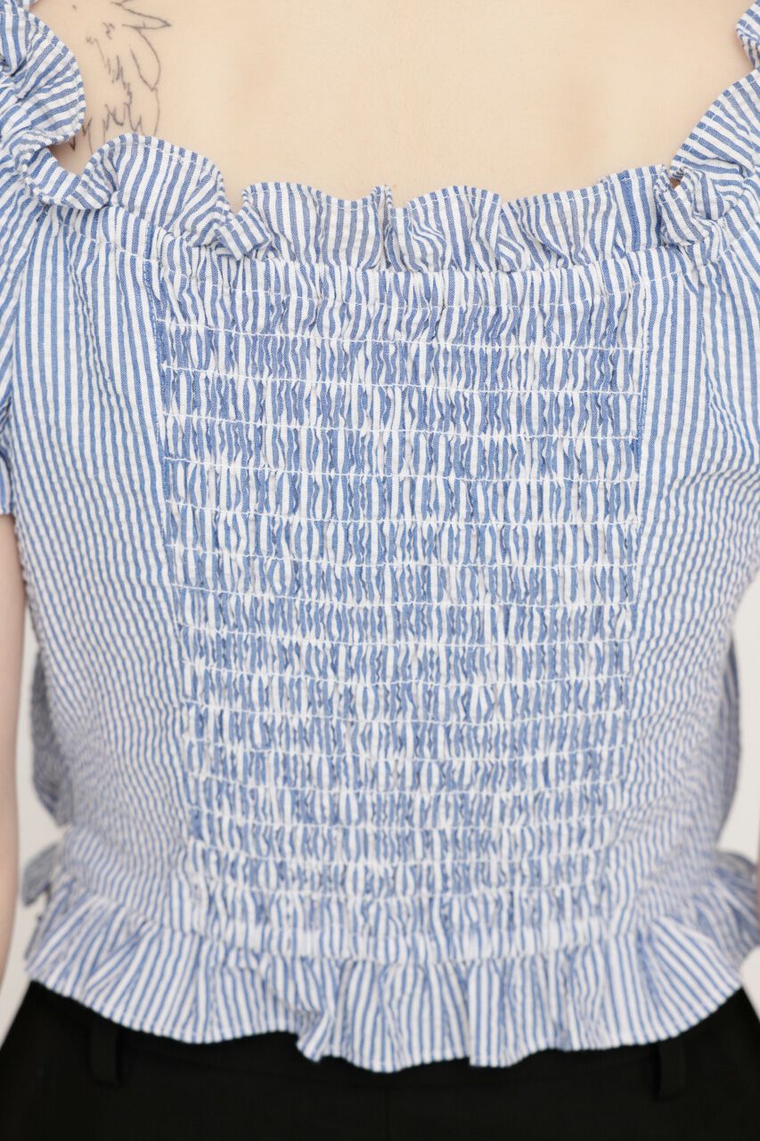 SLY「GATHER RIBBON ブラウス」|シャツ・ブラウス|