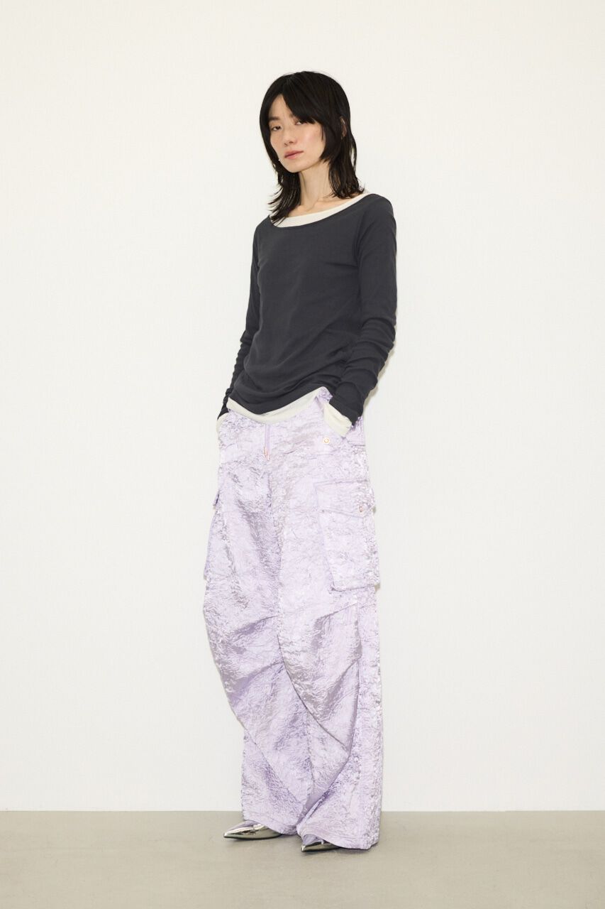 SLY「WRINKLE SATIN CARGO パンツ」|その他|