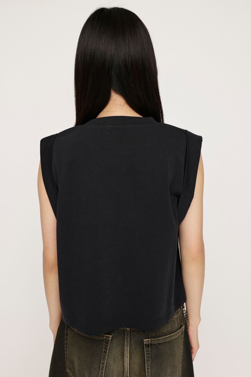 SLY「ROLL UP SLEEVE BOX トップス」|タンクトップ|