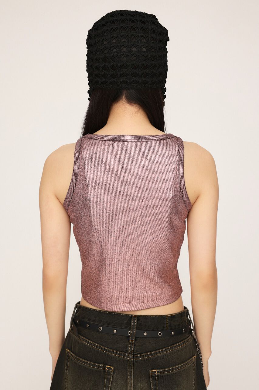 SLY「METALIC CUT タンクトップ」|タンクトップ|