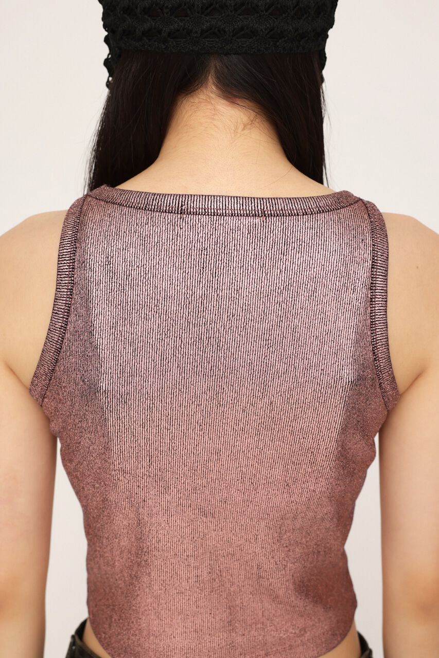 SLY「METALIC CUT タンクトップ」|タンクトップ|