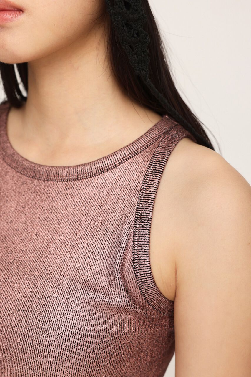 SLY「METALIC CUT タンクトップ」|タンクトップ|