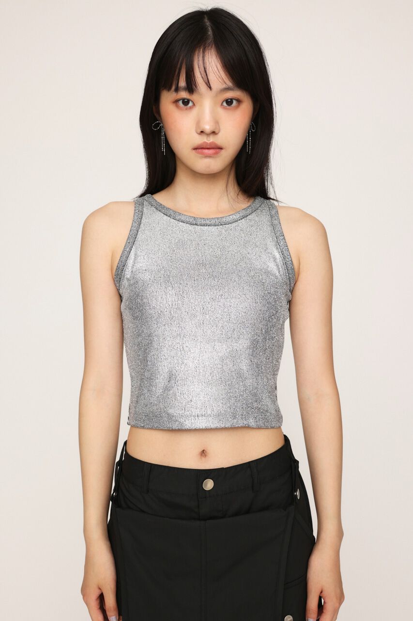 SLY「METALIC CUT タンクトップ」|タンクトップ|