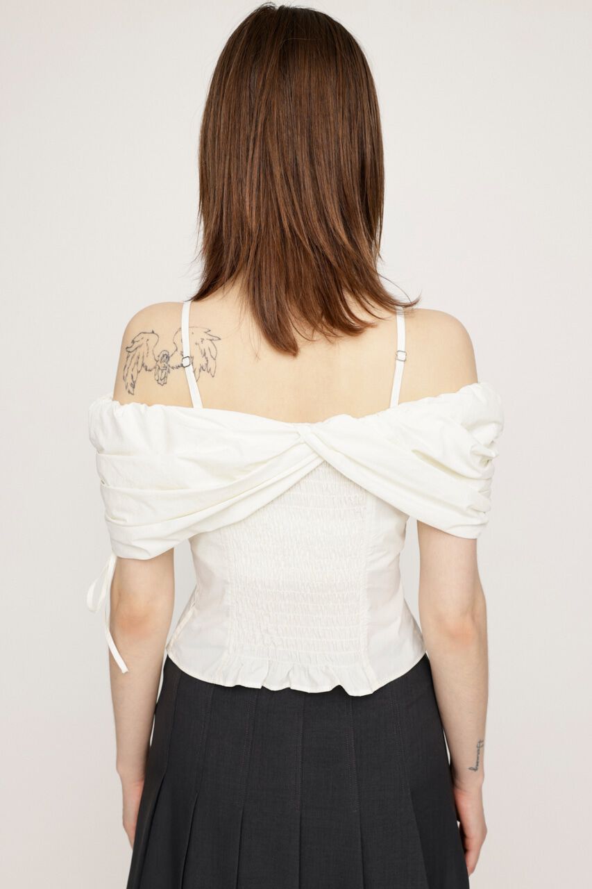 SLY「FRONT HOOK 2WAY SHOULDER ブラウス」|シャツ・ブラウス|