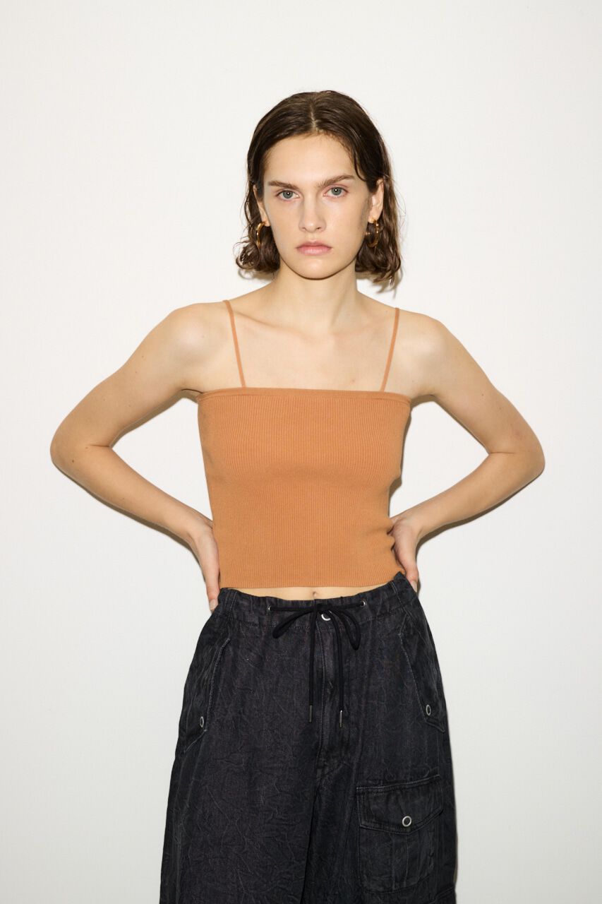 SLY「2WAY KNIT BANDEAU」|キャミソール|