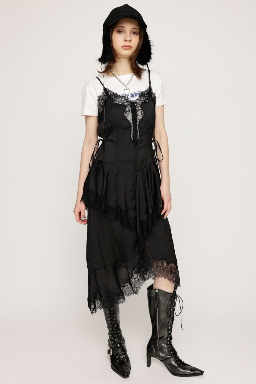 SLY「BLURRING LEOPARD CAMI ドレス」|ワンピース|