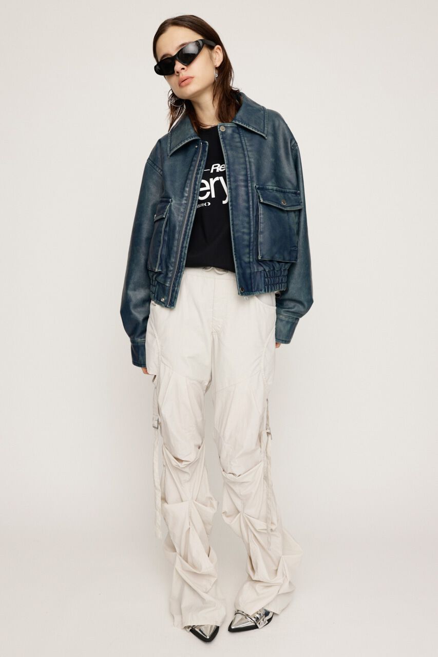 SLY「NYLON TUCK FLARE パンツ」|その他|