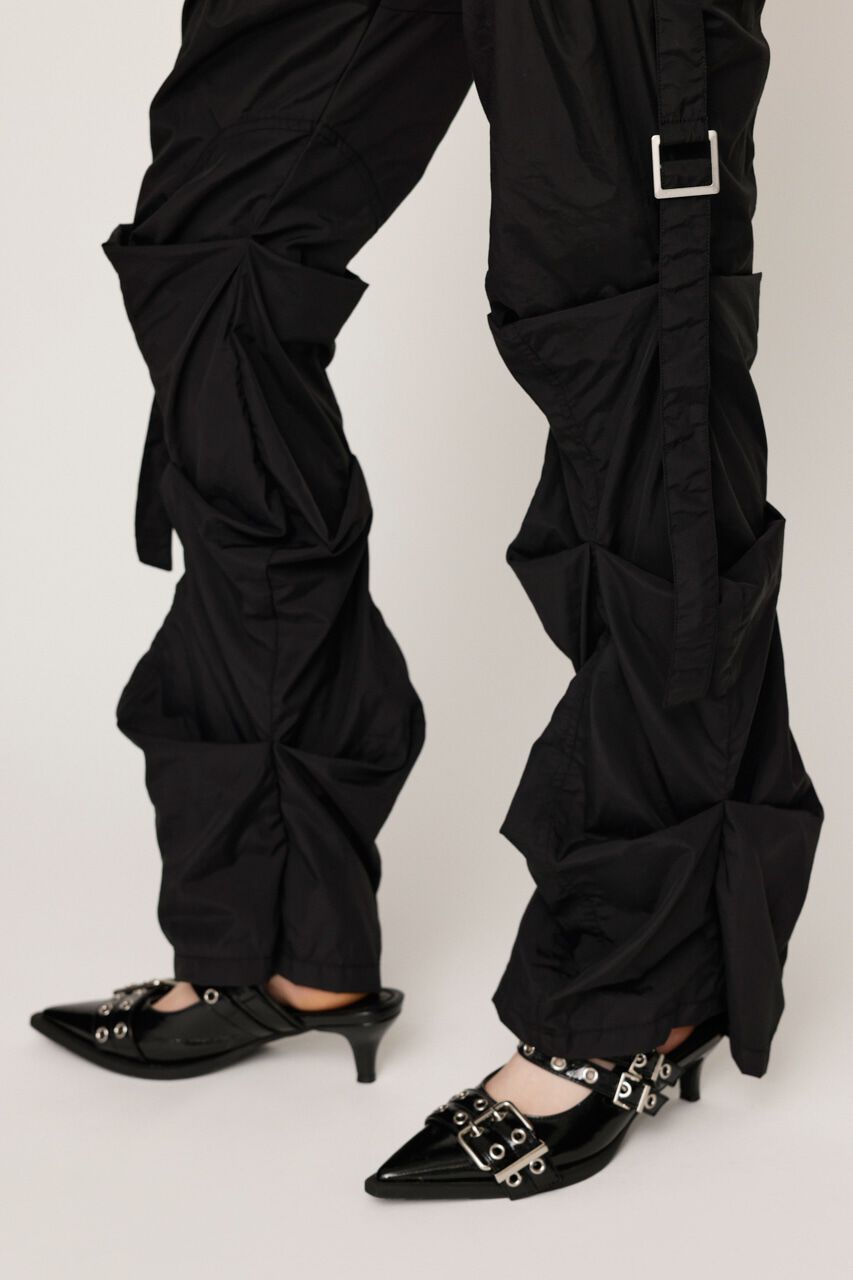 SLY「NYLON TUCK FLARE パンツ」|その他|