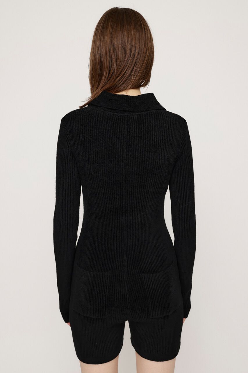 SLY「FRONT ZIP MOLE YARN ロンパース」|その他|