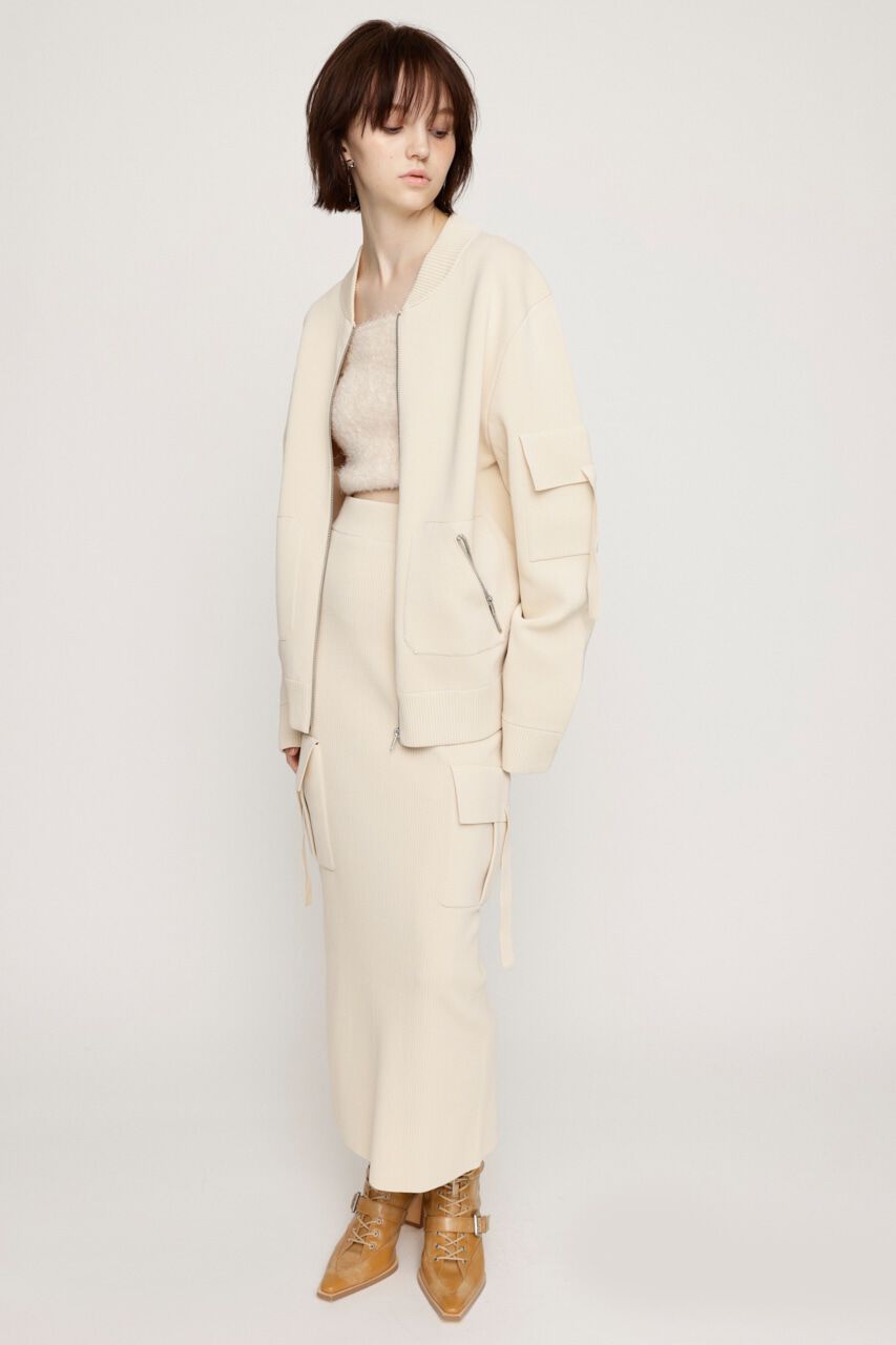 SLY「FINE TOUCH KNIT ミディアムスカート」|スカート|