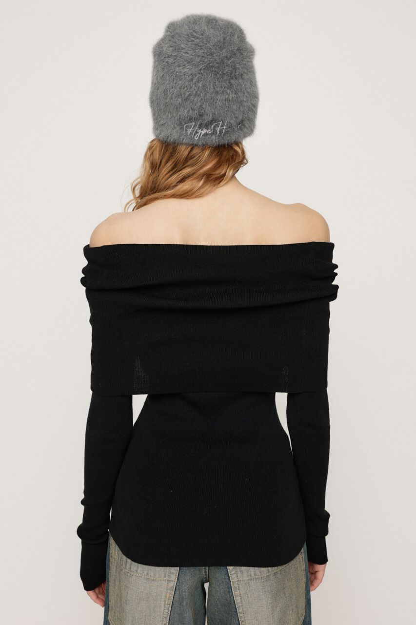 SLY「OFF SHOULDER KNIT トップス」|ニット・セーター|