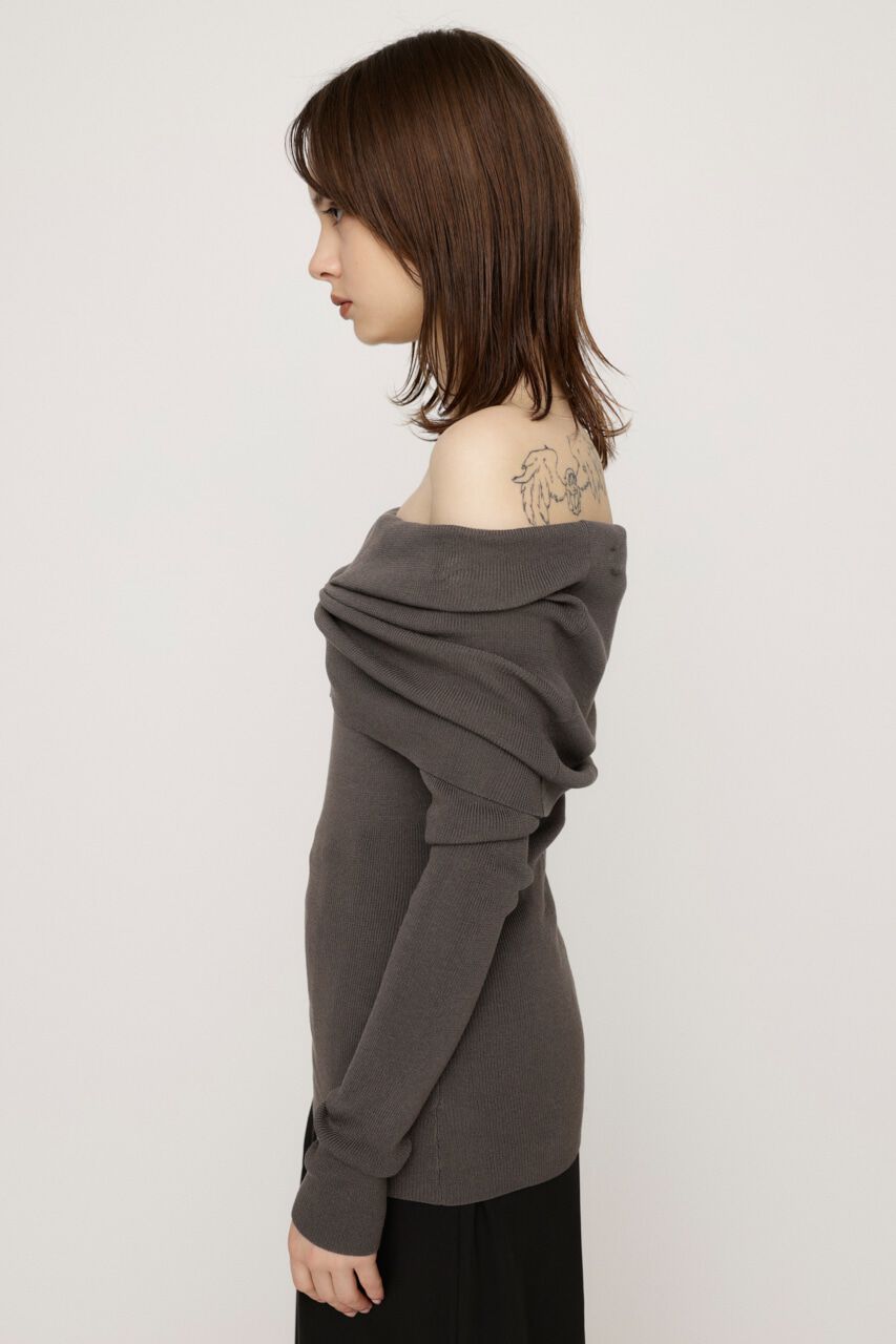SLY「OFF SHOULDER KNIT トップス」|ニット・セーター|