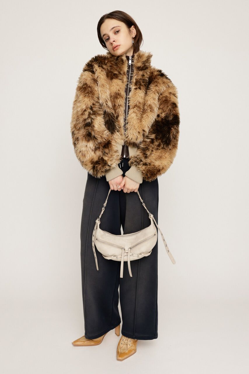 SLY「CURLY BOA CROP ブルゾン」|ブルゾン・スタジャン|