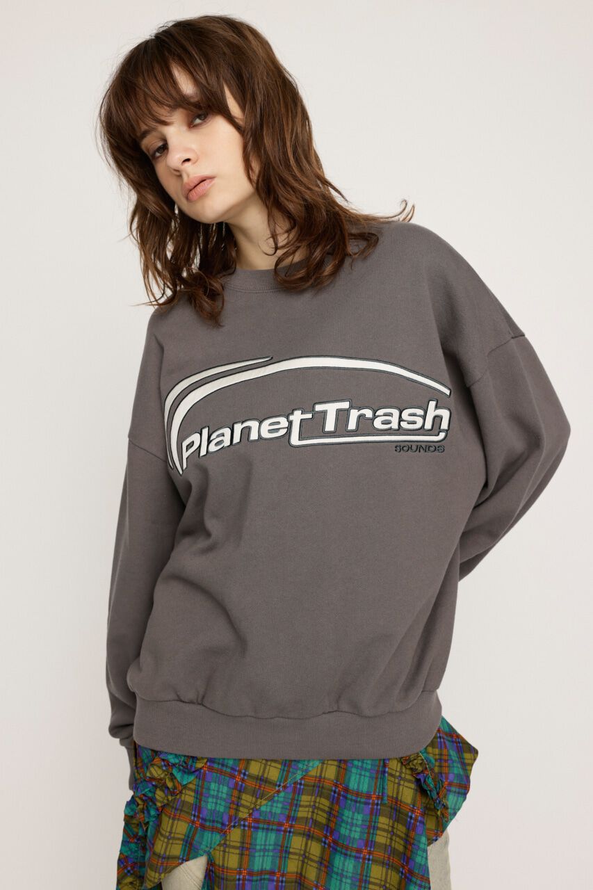 SLY「LOGO STITCH SW トップス」|Tシャツ・カットソー|GRY