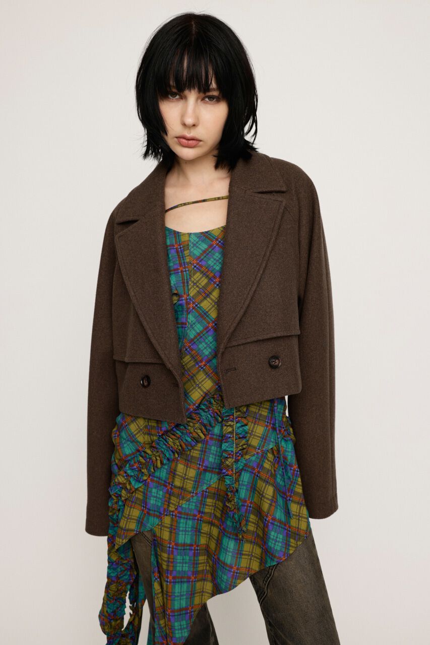 SLY「CROPPED TRENCH コート」|その他|BRN