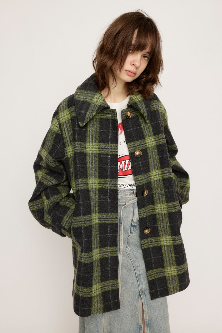 SLY「OVER MIDI CHECK コート」|その他|