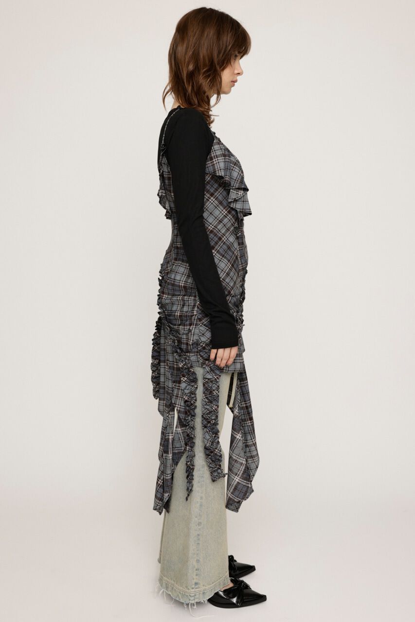 SLY「CHECK COMBI キャミソール」|チュニック|