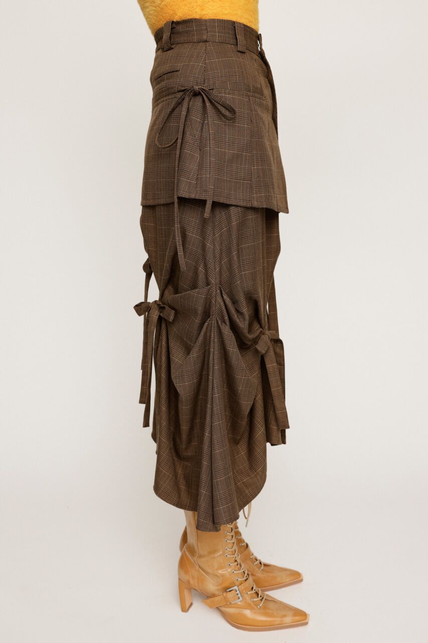 SLY「LAYERED TUCK RIBBON スカート」|スカート|