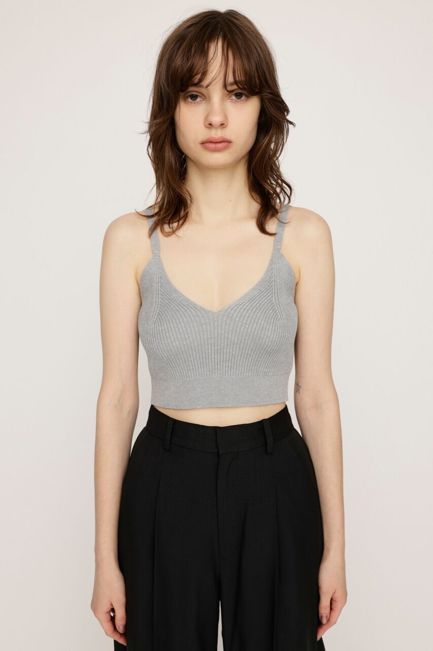 SLY「FRONT ZIP HG 2P トップス」|ニット・セーター|