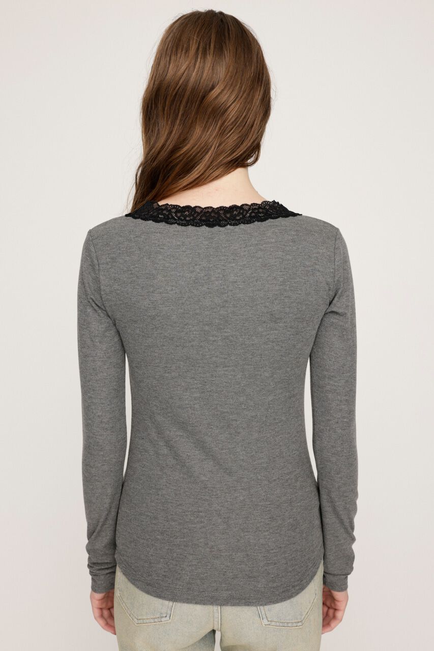 SLY「LACE DOCKING V／N トップス」|Tシャツ・カットソー|