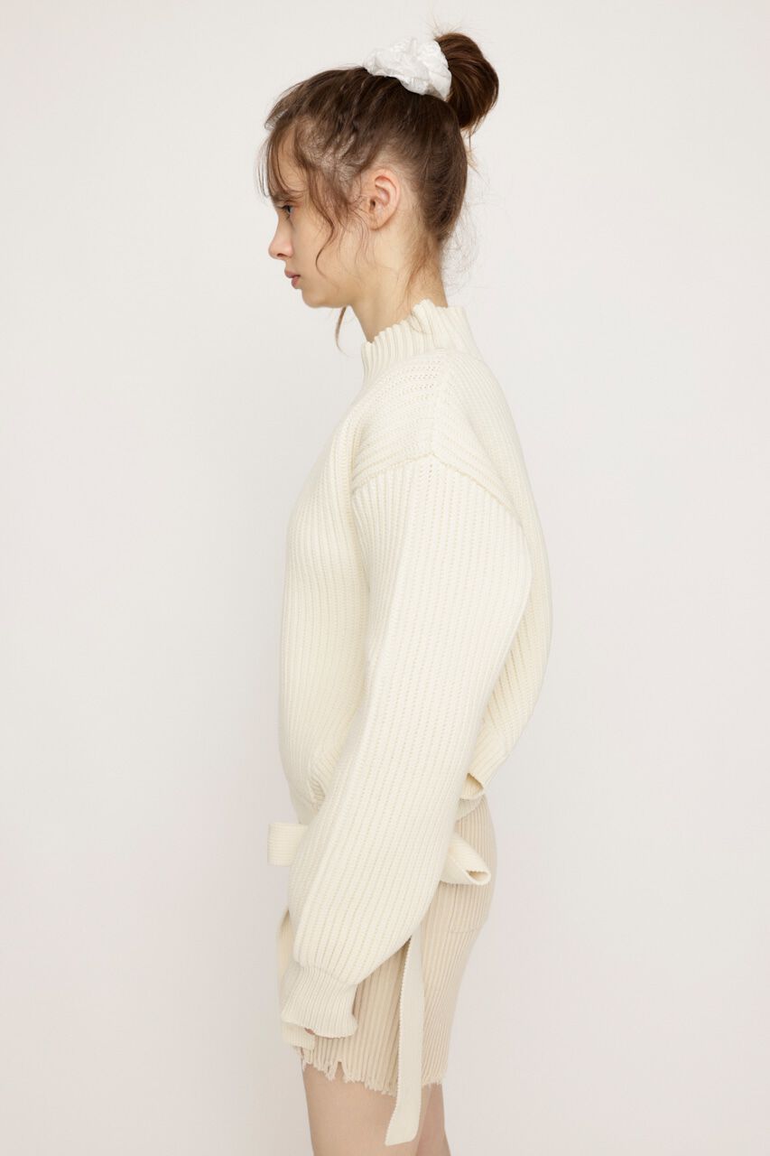 SLY「SIDE RIBBON LG トップス」|ニット・セーター|