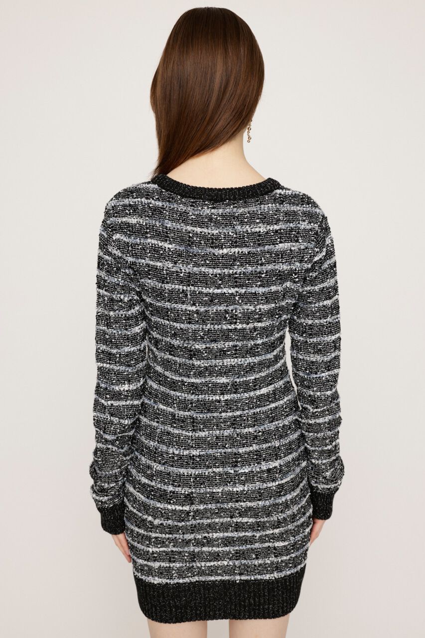 SLY「KNIT TWEED ショートワンピース」|ワンピース|