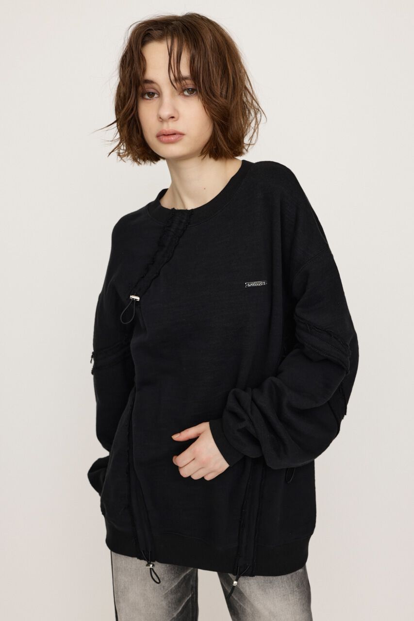 SLY「DRAWSTRING SW トップス」|パーカー|
