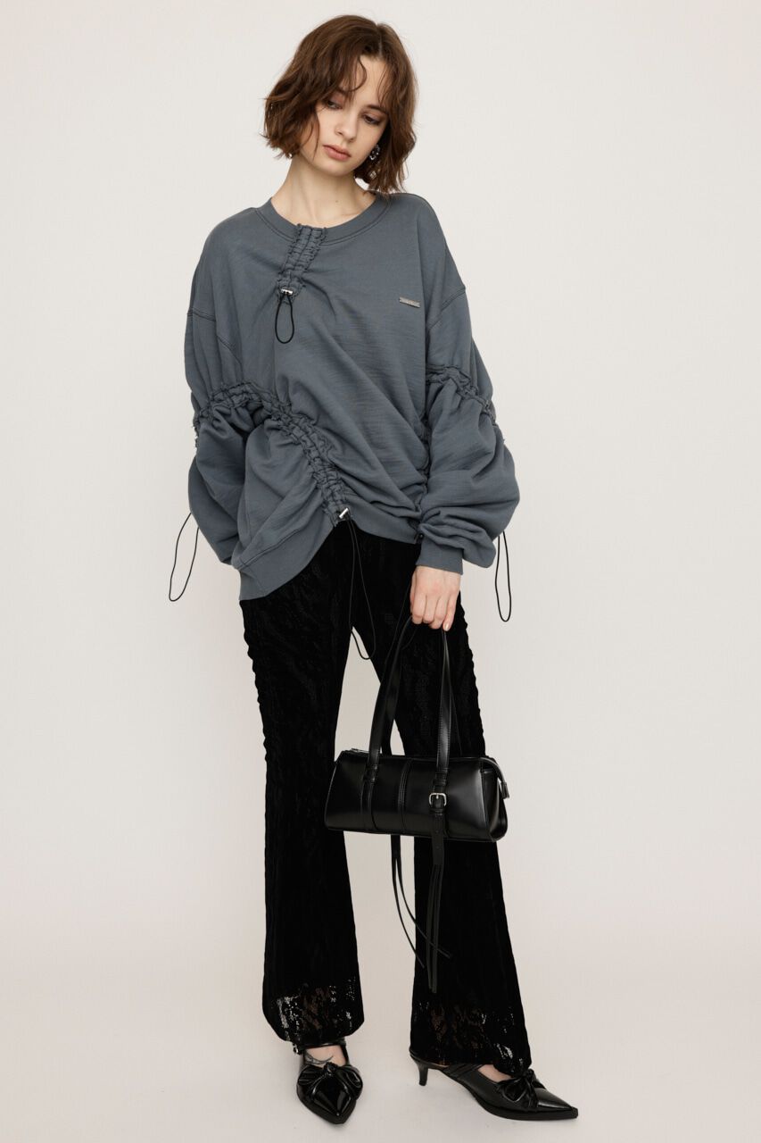 SLY「DRAWSTRING SW トップス」|パーカー|