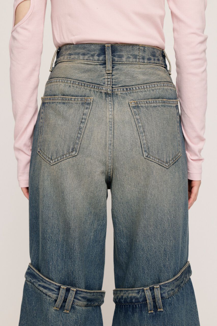 SLY「J／W KNEE DENIM パンツ」|デニム|