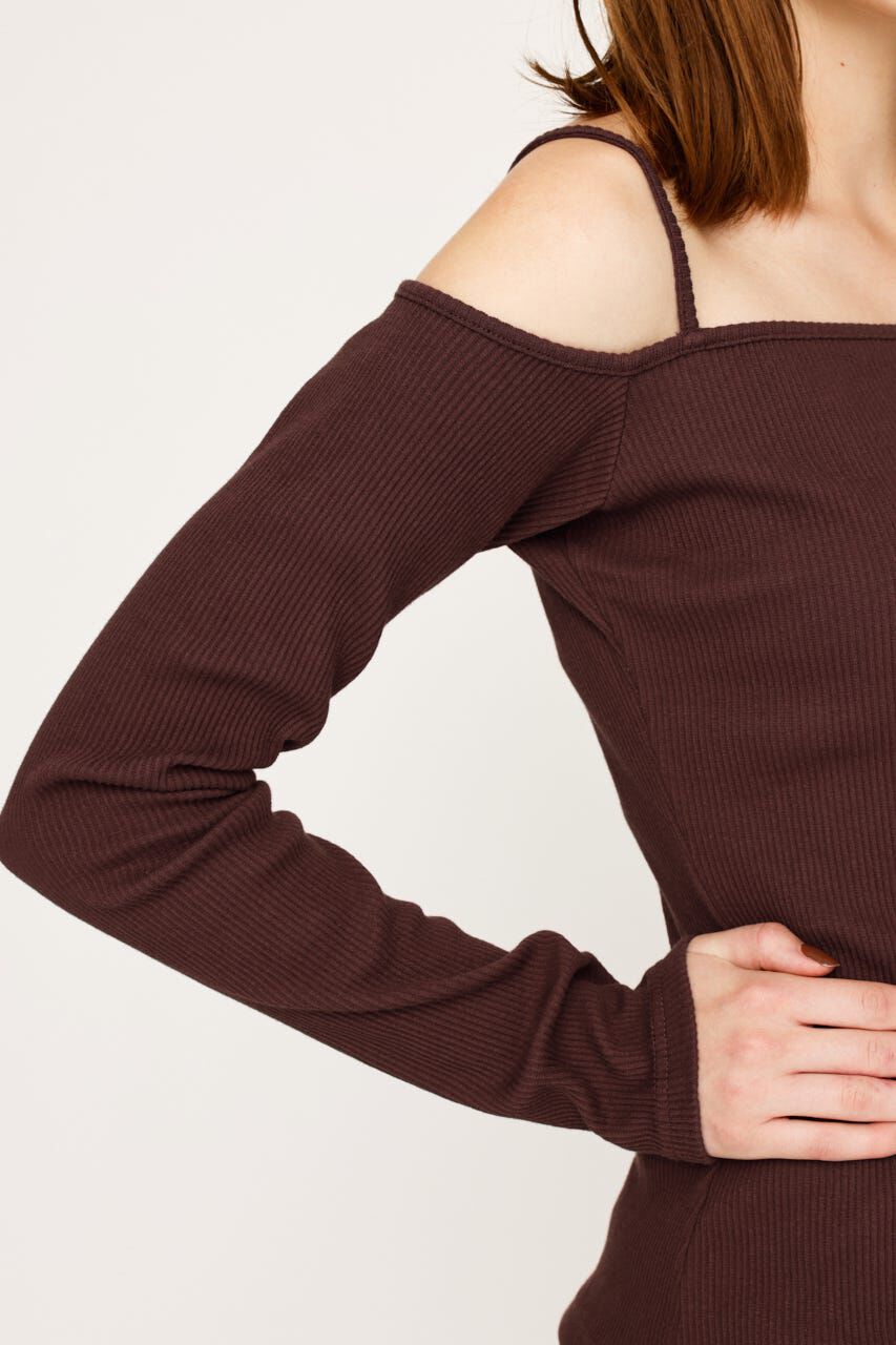 SLY「ASYMMETRY BUTTON トップス」|Tシャツ・カットソー|