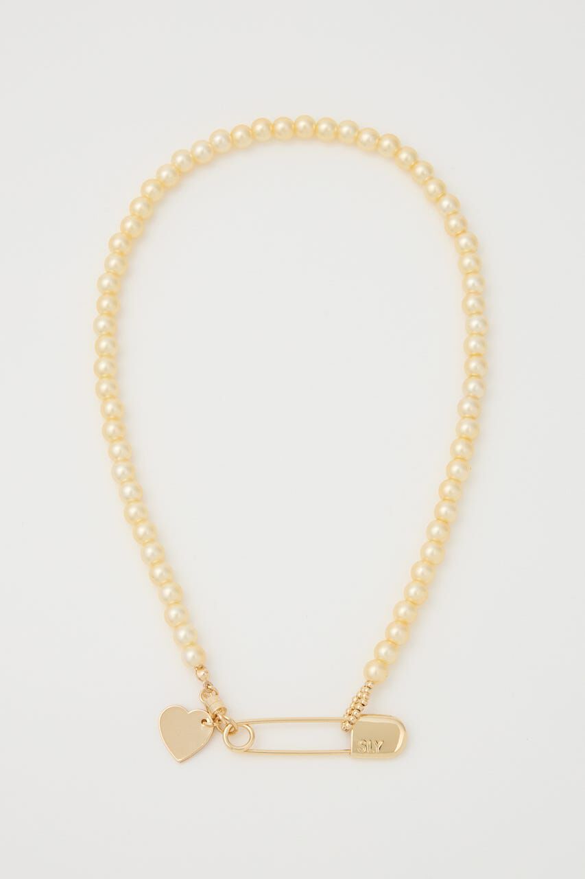 SLY「F／PEARL PINS ネックレス」|ネックレス|GLD
