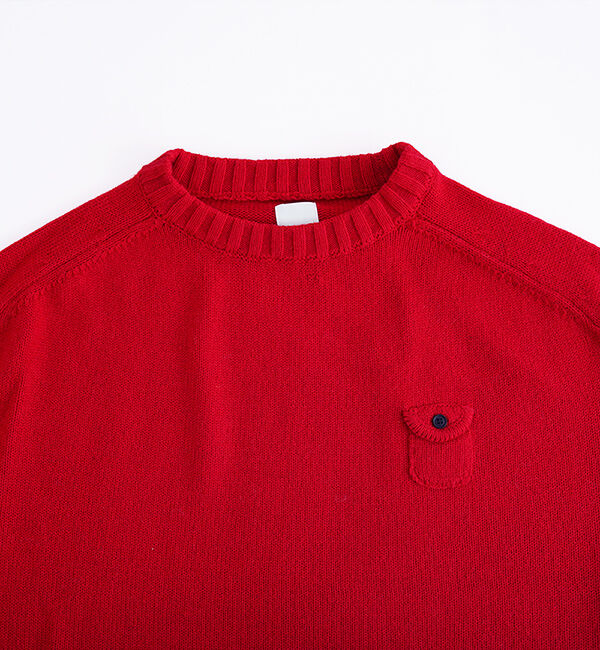 休日と詩「休日のスモールポケットニット」|ニット・セーター|