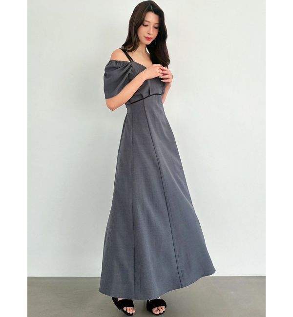 RESEXXY「ダブルストラップフレアワンピース」|ワンピース|