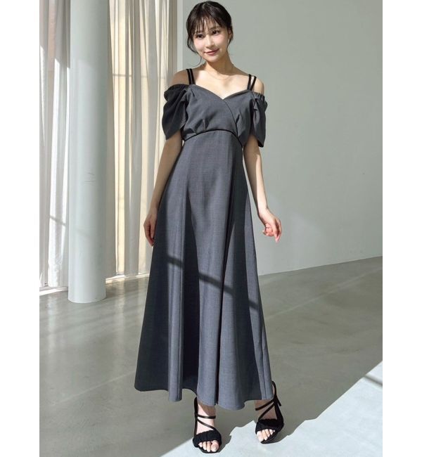 RESEXXY「ダブルストラップフレアワンピース」|ワンピース|