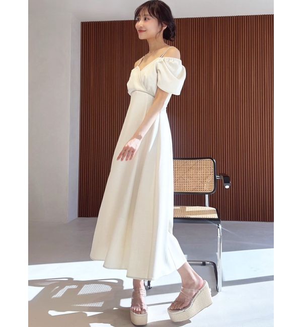 RESEXXY「ダブルストラップフレアワンピース」|ワンピース|