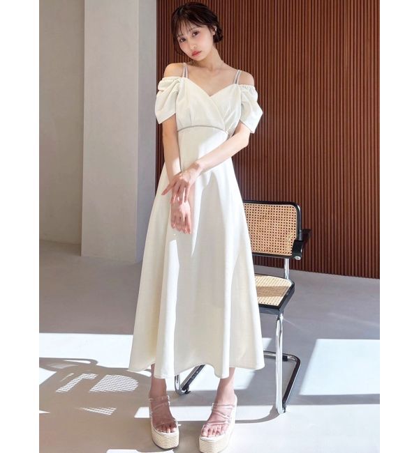 RESEXXY「ダブルストラップフレアワンピース」|ワンピース|