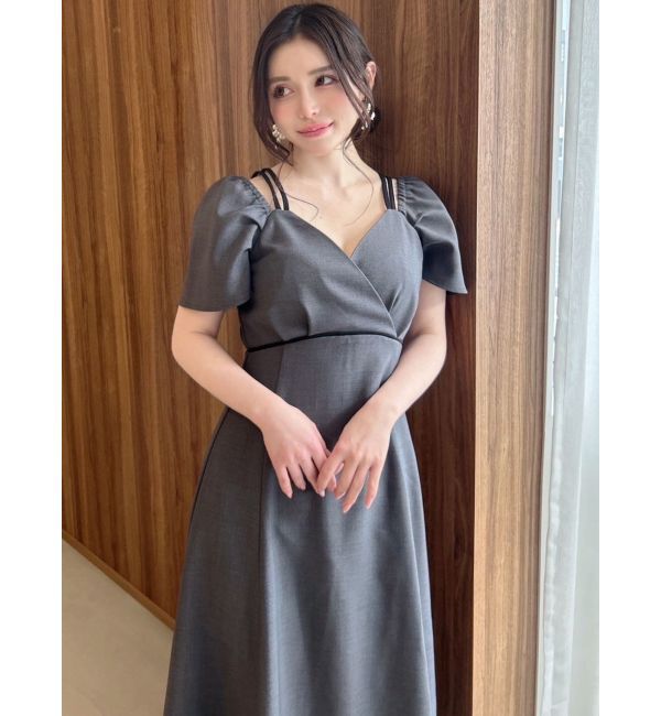 RESEXXY「ダブルストラップフレアワンピース」|ワンピース|